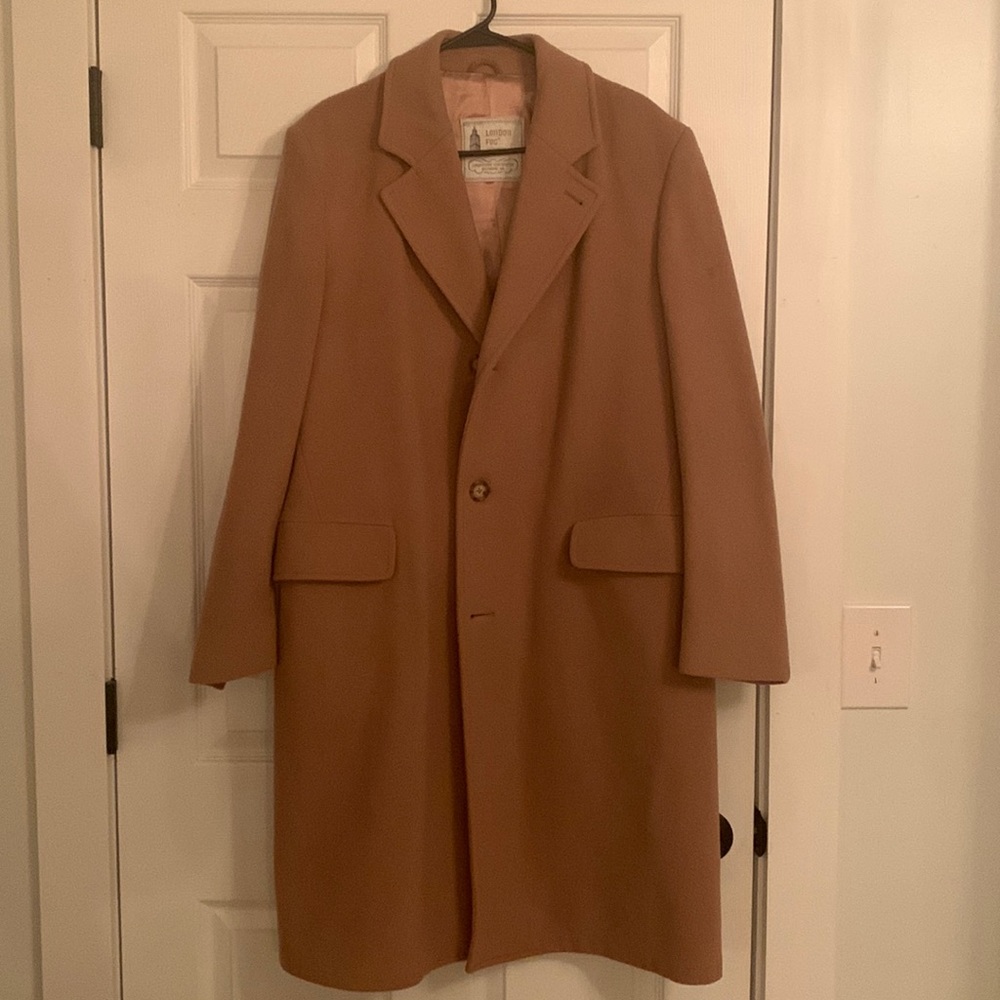 Authentic London fog 100% wool long coat.